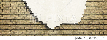 崩壊したレンガ 崩壊したレンガ 82955933