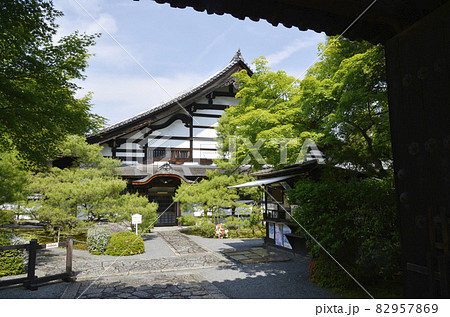 金地院 山門から境内を望む 京都市左京区 金地院 山門から境内を望む 京都市左京区 82957869