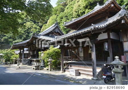 近松寺　阿弥陀堂と本堂　滋賀県大津市 82958690