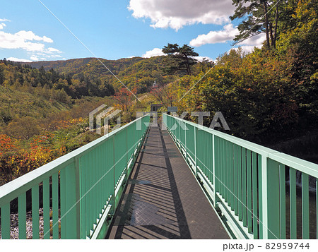 小樽　奥沢水源地　水管橋 82959744