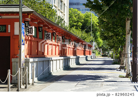 岐阜県岐阜市金町 金神社 平和通 金華橋通り 歩道 岐阜県岐阜市金町 金神社 平和通 金華橋通り 歩道 82960245