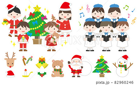 クリスマスイラスト01 82960246