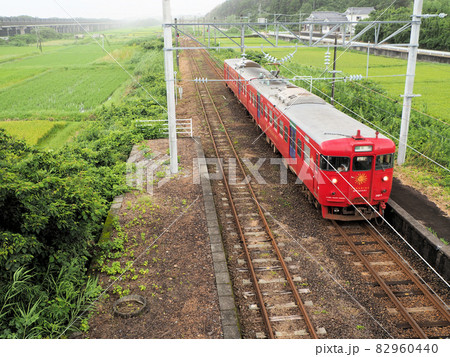 日豊本線東都農駅に入構中の国鉄713系電車 宮崎県児湯郡都農町大字川北 日豊本線東都農駅に入構中の国鉄713系電車 宮崎県児湯郡都農町大字川北 82960440