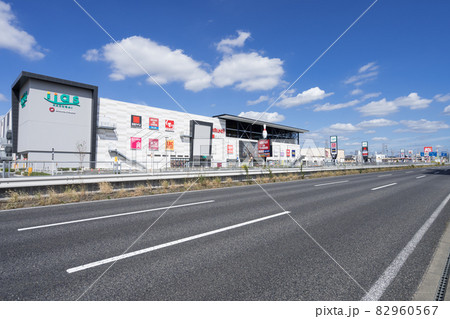 春日井市六軒家町 都市風景 国道19号線 イーアス春日井 春日井市六軒家町 都市風景 国道19号線 イーアス春日井 82960567