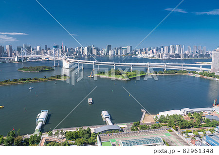 《東京都》レインボーブリッジ・東京ベイエリアの風景 《東京都》レインボーブリッジ・東京ベイエリアの風景 82961348