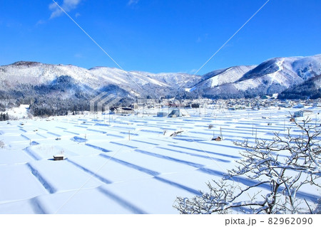 冬の野沢温泉村 冬の野沢温泉村 82962090