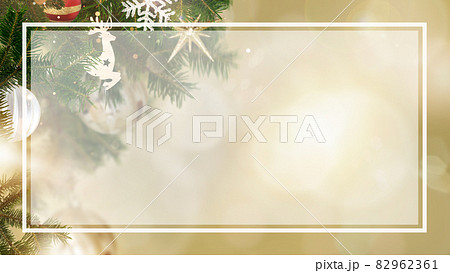 Christmas frame material - Stock Illustration [82962361] - PIXTA