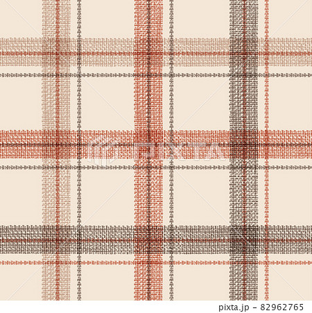 色変えもベクターで簡単生地感のあるチェック柄 82962765