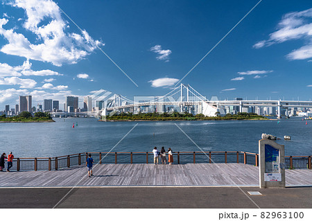 《東京都》レインボーブリッジ・東京ベイエリアの風景 《東京都》レインボーブリッジ・東京ベイエリアの風景 82963100