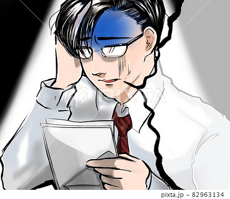 漫画イケメンメガネ会社員滞納料金催促状に青ざめる途方に暮れる 漫画イケメンメガネ会社員滞納料金催促状に青ざめる途方に暮れる 82963134