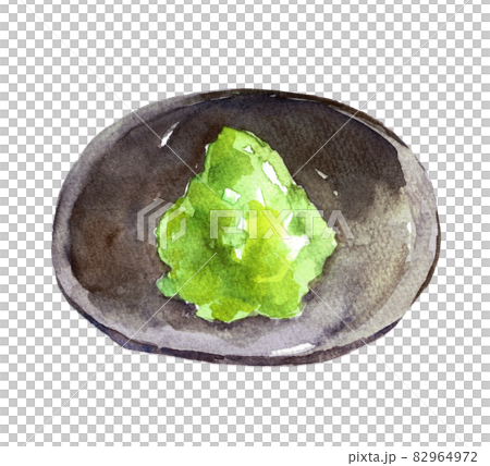 Wasabi watercolor illustration 82964972