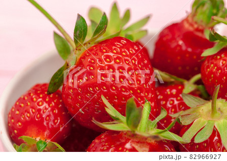 Close up of fresh ripe strawberry fruits Close up of fresh ripe strawberry fruits 82966927