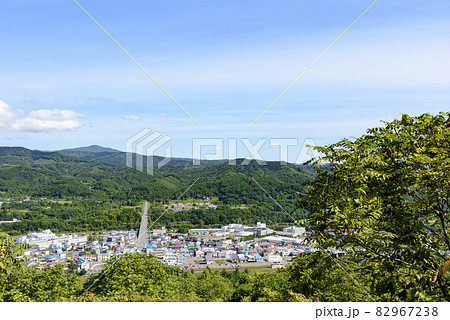 北海道 元炭鉱の町、赤平市を望む 北海道 元炭鉱の町、赤平市を望む 82967238