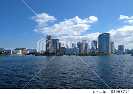 相生橋から豊洲のビル群 82968714