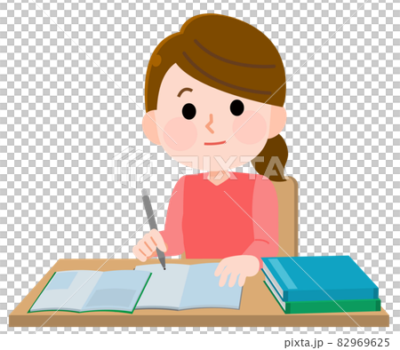 學習資格的職業女性的插圖 82969625