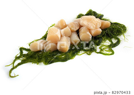 Scallop fillet isolated on white Scallop fillet isolated on white 82970433