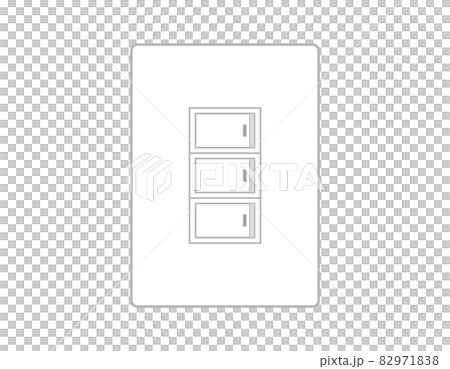 Fluorescent power switch vector illustration Fluorescent power switch vector illustration 82971838