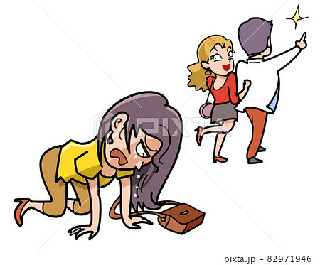彼氏を奪われて失恋する 82971946