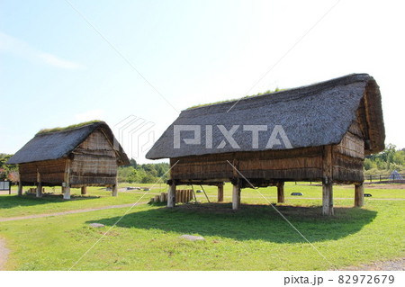 三内丸山遺跡の高床建物 82972679