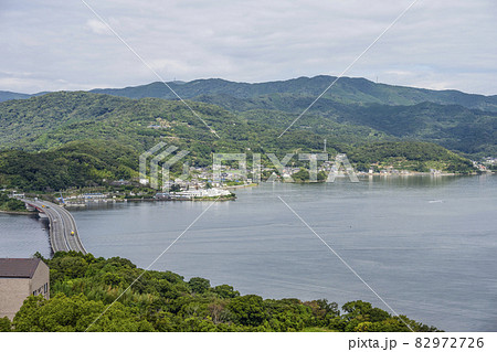 かんざんじロープウェイ大草山展望台から望む浜名湖橋と奥浜名湖 82972726