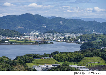 かんざんじロープウェイ大草山展望台から望む奥浜名湖 かんざんじロープウェイ大草山展望台から望む奥浜名湖 82972728