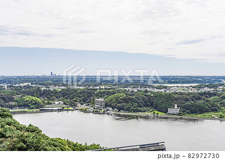 かんざんじロープウェイ大草山展望台から望む内浦湾 かんざんじロープウェイ大草山展望台から望む内浦湾 82972730