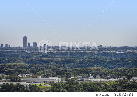 かんざんじロープウェイ大草山展望台から望む浜松市街 82972731