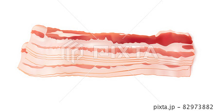 Slices of Prosciutto, Spanish Jamon Cut, Parma Ham 82973882