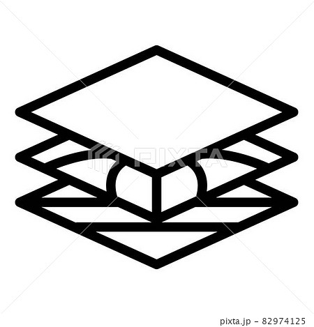 Landscape designer section icon, outline style 82974125