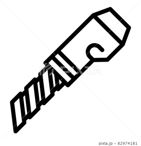 Paper cutter icon, outline style Paper cutter icon, outline style 82974181
