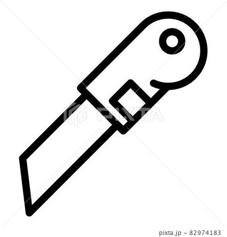 Construction cutter icon, outline style 82974183