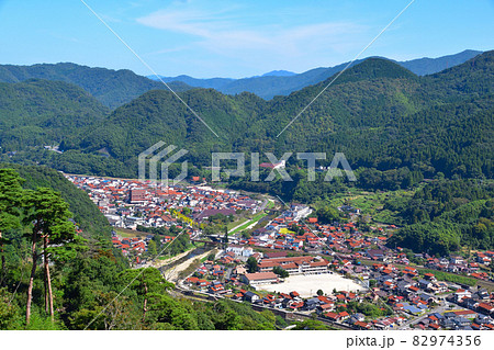 城下町　津和野　津和野城より 82974356