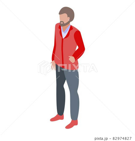 Person unisex icon, isometric style 82974827