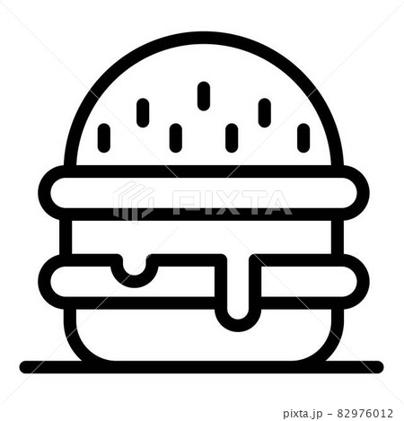 Hamburger icon, outline style 82976012