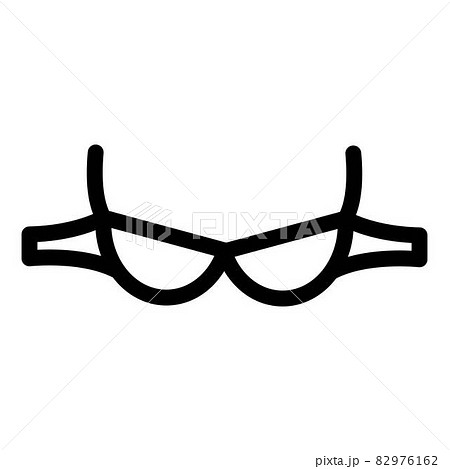 Woman plunge bra icon, outline style 82976162