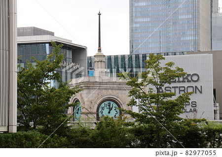 東京都中央区銀座4　銀座三越屋上からの銀座和光　和光堂　銀座4丁目　和光 82977055