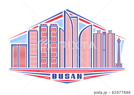 Vector illustration of Busan 82977886