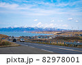 駐車帯から望む望来の町 82978001