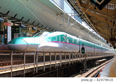 東京駅　東京都千代田区丸の内　E5系　東北新幹線、北海道新幹線　はやぶさ、はやて、やまびこ、なすの 82979610