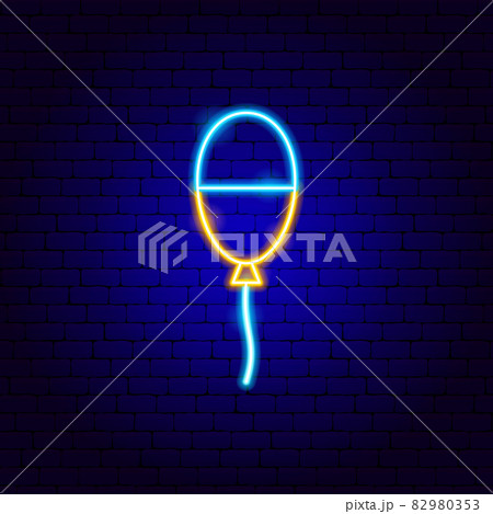 Ukraine Balloon Neon Sign 82980353