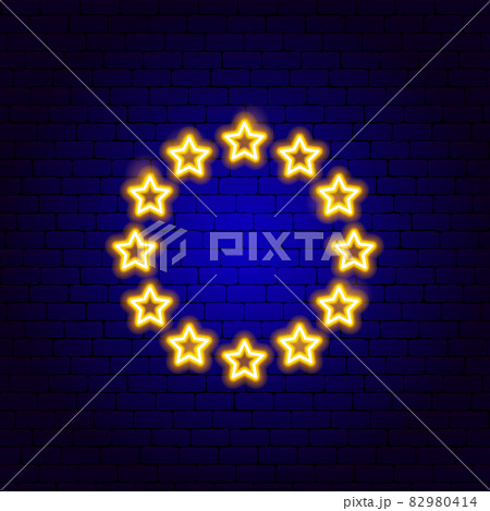Euro Union Neon Sign 82980414