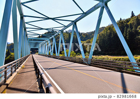 児玉橋／犀川 大町市方面を望む(長野県長野市)【2021.10】 82981668