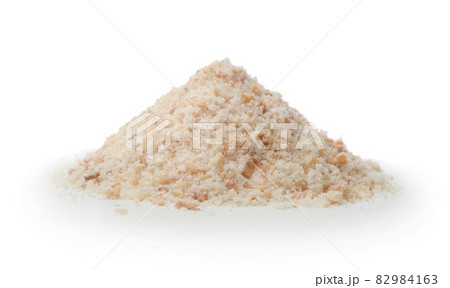 Bread crumbs isolated on white. Bread crumbs isolated on white. 82984163