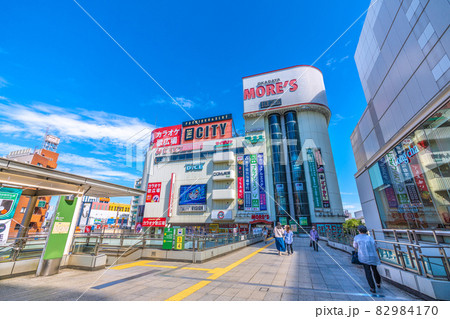 日本の大和市都市景観 相模大野駅前などを望む 日本の大和市都市景観 相模大野駅前などを望む 82984170