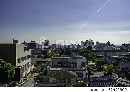 松阪 松阪城跡から松阪駅方面の眺望 三重県松阪市 松阪 松阪城跡から松阪駅方面の眺望 三重県松阪市 82992906
