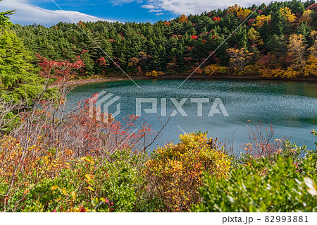 (福島県)浄土平・桶沼の紅葉 (福島県)浄土平・桶沼の紅葉 82993881