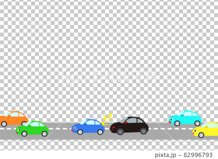 煽り運転の車のフレーム 煽り運転の車のフレーム 82996793
