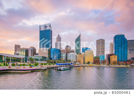 Downtown Perth skyline in Australia 83000461