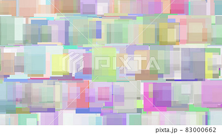 CGスクエア　多数の並んだ四角形 83000662