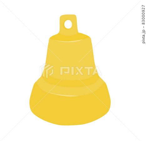 Christmas bells vector stock illustration. Golden bells. Christmas tree toy. Decoration of the new year. A musical instrument. Isolated on a white background. Christmas bells vector stock illustration. Golden bells. Christmas tree toy. Decoration of the new year. A musical instrument. Isolated on a white background. 83000927